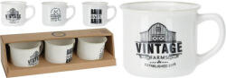 Excellent Houseware EXCELLENT Cana de cafea VINTAGE set de 3 180 ml KO-Q80000590