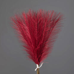 Valex Decor Ezüstös metál pampafű köteg, 20 szál, 45cm magas - Piros (AF101-06)