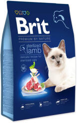 Brit Hrănire Brit Premium by Nature Pisică Miel Sterilizat 8kg