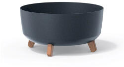 Prosperplast Ghiveci GRACIA LOW ECO WOOD 38cm antracit