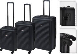 PROWORLD EXCELLENT Valistă de călătorie pe roți set de 3 PROWORLD negru KO-FB5000040 Valiza