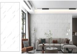  Placa de tapet x 10buc lucios, impermeabil, Autoadeziv, usor de curatat, 30×60 cm, Marmura alba