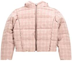 GUESS Зимно яке за момиче в розово с цип и много детайли Guess