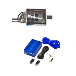 ALM Toba sport universala inox cu reglaj sunet tip cut-off valve 76mm cu telecomanda (ALM 200824-7)