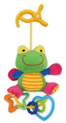 Baby Mix Jucărie de pluş cu zornăitor Baby Mix broscuţă