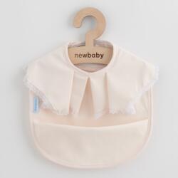 NEW BABY Bib New Baby luxos şi lavabil de 34x25 cm pentru fetiţe Bavata