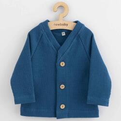 NEW BABY Hăinuţă de bebeluşi cu butoni New Baby Luxury clothing Oliver albastru, mărime 68 (4-6l)