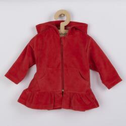 New Baby Pulover cu glugă New Baby Baby roşu, mărime 80 (9-12l)