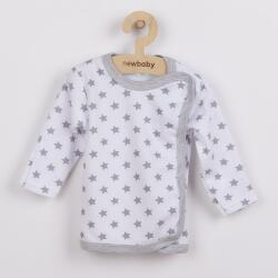 New Baby Cămăşuţă pentru bebeluşi New Baby Classic II gri cu steluţe, mărime 50