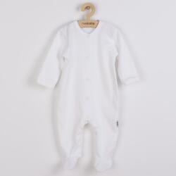 NEW BABY Salopetă de bumbac pentru bebeluşi New Baby Practical alb băieţel, mărime 80 (9-12l)
