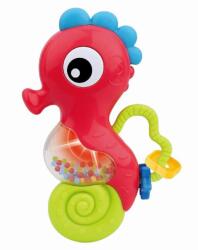 Baby Mix Jucărie de dentiţie Baby Mix cu melodii, caluţ de mare roşu