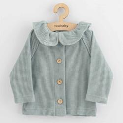 NEW BABY Jachetă de bebeluşi cu nasturi New Baby Luxury clothing Laura gri, mărime 74 (6-9lr)