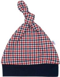 New Baby Căciulă de bumbac pentru bebeluşi New Baby Checkered, mărime 86 (12-18lr)