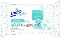 Linteo şerveţele umede pentru copii Linteo Baby AQUA SENSITIVE 48 buc