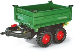 Milly Mally Remorcă de tractor cu 2 osii pliabilă Rolly Toys Mega Trailer verde