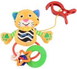 Baby Mix Jucărie din pluş cu zornăitor Baby Mix tigru