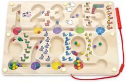 Viga Toys Labyrintul magnetic din lemn Viga