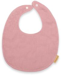 NEW BABY Bib din mușelin pentru copii New Baby roz Bavata