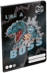 Lizzy Card Dino Cool Boss A5 21-32 lapos vonalas füzet (20846)