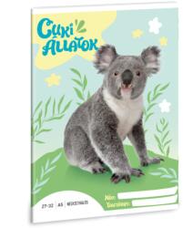 Ars Una Cuki Koala A5 27-32 lapos kockás füzet (53634283)