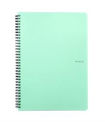 KARTON P+P Pastelini Green A5 60 lapos vonalas spirálfüzet (8-073)
