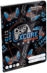 Lizzy Card Bossteam Gamer Xcore A5 16-32 lapos II. osztályos vonalas füzet (20798)