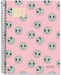 Miquelrius Dont Panic A4 4x35 lapos kockás spirálfüzet (A15295DP87)