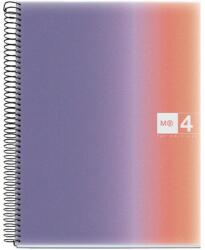 Miquelrius Aurora Provence A4 4x30 lapos PP kockás spirálfüzet (A15294A987)