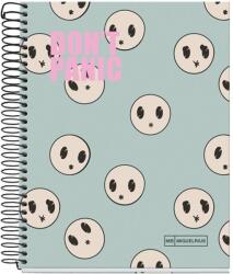 Miquelrius Dont Panic A5 4x35 lapos kockás spirálfüzet (A15295DP27)