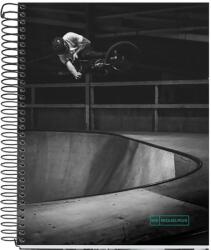 Miquelrius Skate Park A5 4x35 lapos kockás spirálfüzet (A15296RP27)