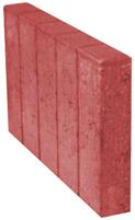 KK Kavics Beton KK Kavics paliszád szegély vörös 6x50x30 cm (186521)