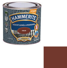 Hammerite Közvetlenül a Rozsdára kalapácslakk piros 0, 25 l (5093543)