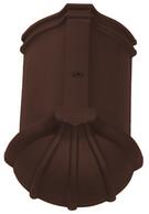 Tondach-Wienerberger Tondach hornyolt kezdő gerinccserép FusionProtect barna (rögzítőcsavarral) (040884)