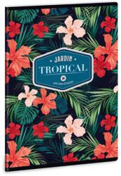 Ars Una Tropical Wildblume A5 40 lapos extra kapcsos négyzethálós füzet (93149204)