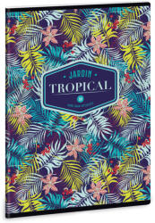 Ars Una Tropical Lily Flower A5 40 lapos extra kapcsos négyzethálós füzet (93149457)