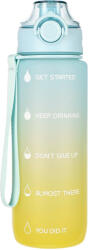 Starpak Motivációs kulacs zöld-kék 750 ml (STK-514067)