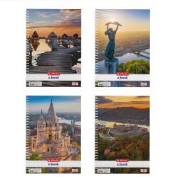 Herlitz City A4 70 lapos vonalas spirálfüzet (09542986)
