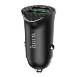 hoco. Alimentator Hoco Car Charger Farsighted - 2xUSB-A, QC 3.0, 18W, 3A - Black Z39 (Z39)