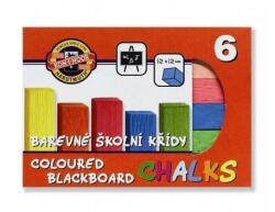 KOH-I-NOOR Creta Patrata Colorata pentru Tabla 6 Bucati, Koh-I-Noor (KH-K112 505)