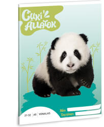 Ars Una Cuki Panda A5 21-32 lapos vonalas füzet (53624307)