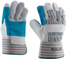 ROCK SAFETY Manusi din piele spalt de bovina B, marime: 10.5, Gri / Turcoaz, Bull, Rock Safety BULL-GB/10, 5