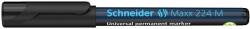 Schneider Marker cu alcool OHP, 1 mm, SCHNEIDER "Maxx 224 M", negru 1201 (1201)