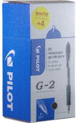 Pilot G-2 20 buc/pachet de 20 pixuri cu gel negru BL-G2-5-20B (BL-G2-5-20B)