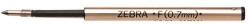 Zebra Inserție pentru stilou cu bilă, 0, 24 mm, ZEBRA "F", negru F29931 (F29931)