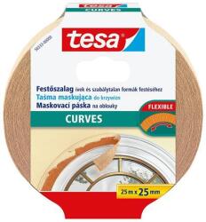 tesa Bandă de vopsire și geamuri pentru curbe, 25 mm x 25 m, TESA "Perfect Curves" 56533-00001-02/-01 (56533-00001-02/-01)