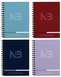 TC Notebook 3 A5 120 pagini divizate (2x40 linii+1x40 pătrate) caiet spiralat A5 120 pagini A15245TA5 (A15245TA5)