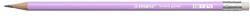 PATRIA Creion de grafit cu radieră, HB, hexagonal, STABILO "Swano Pastel", violet 4908/03-HB (4908/03-HB)