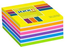 STICK N Bloc de notițe autocolante STICKN 76x76mm neon galben mix 400 foi 21539 (21539)
