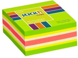 STICK N Bloc de notițe autocolante STICKN 51x51mm verde neon mix 250 foi 21534 (21534)