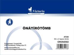 VICTORIA Bloc autocopiativ, A6, 50x2 foi, VICTORIA PAPER ATI 26 (ATI 26)